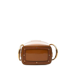 クロエ ロイ Roy ハンドバッグ ショルダーバッグ 2WAY キャラメル ブラウン パテントレザー レディース Chloe 【中古】