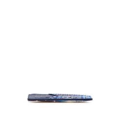 ルイ ヴィトン モノグラム バンダナ コインケース フラグメントケース M81432 ブルー ネイビー PVC レザー メンズ LOUIS VUITTON 【中古】