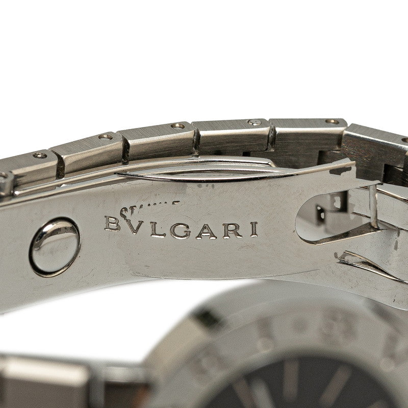 ブルガリ ブルガリブルガリ 腕時計 BB23SS クオーツ ブラック文字盤 ステンレススチール レディース BVLGARI 【中古】