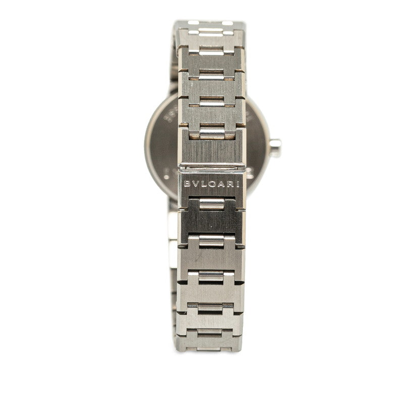 ブルガリ ブルガリブルガリ 腕時計 BB23SS クオーツ ブラック文字盤 ステンレススチール レディース BVLGARI 【中古】
