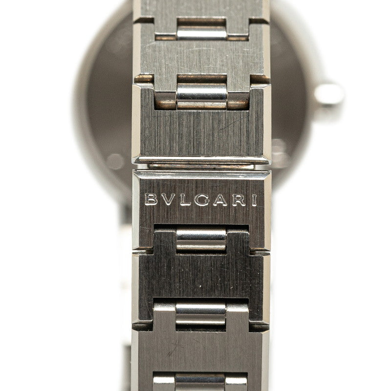 ブルガリ ブルガリブルガリ 腕時計 BB23SS クオーツ ブラック文字盤 ステンレススチール レディース BVLGARI 【中古】