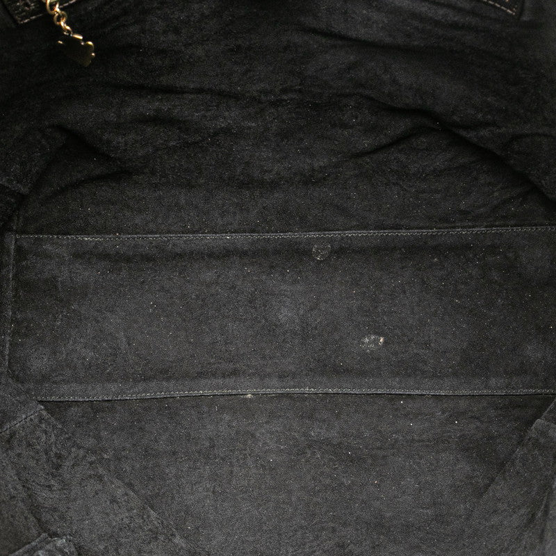 グッチ ハンドバッグ ボストンバッグ 303891 ブラック オレンジ レザー レディース GUCCI 【中古】