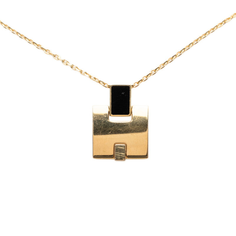 エルメス アイリーン ペンダント ネックレス ゴールド メッキ レディース HERMES 【中古】