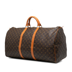 ルイ ヴィトン モノグラム キーポル60 ボストンバッグ トラベルバッグ M41422 ブラウン PVC レザー レディース LOUIS VUITTON 【中古】