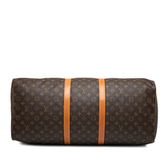 ルイ ヴィトン モノグラム キーポル60 ボストンバッグ トラベルバッグ M41422 ブラウン PVC レザー レディース LOUIS VUITTON 【中古】