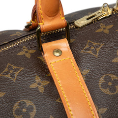 ルイ ヴィトン モノグラム キーポル60 ボストンバッグ トラベルバッグ M41422 ブラウン PVC レザー レディース LOUIS VUITTON 【中古】