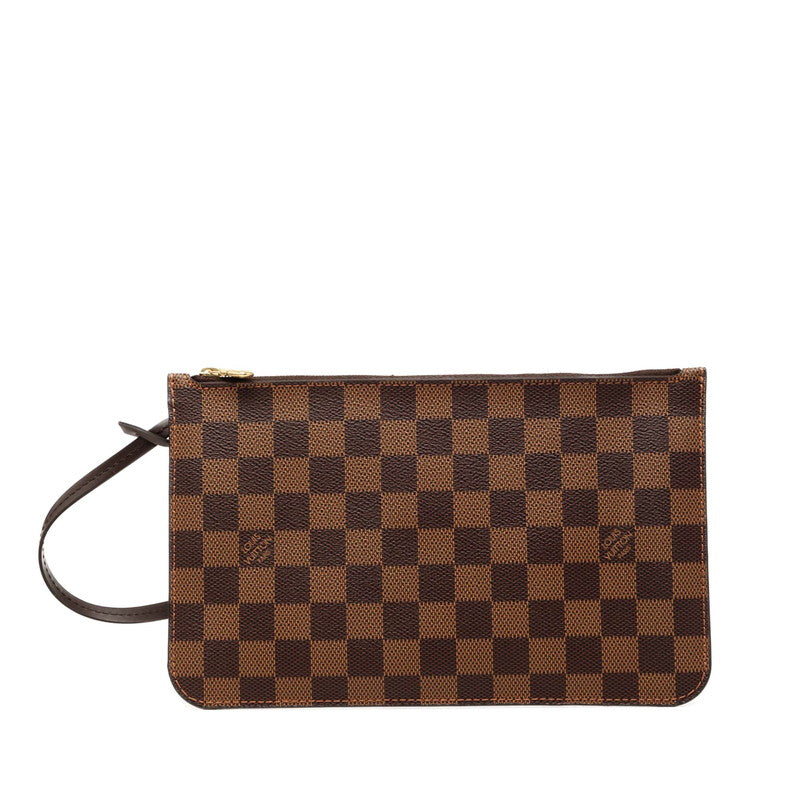ルイ ヴィトン ダミエ ネヴァーフル 付属ポーチ ポーチ N41358 ブラウン PVC レザー レディース LOUIS VUITTON 【中古】