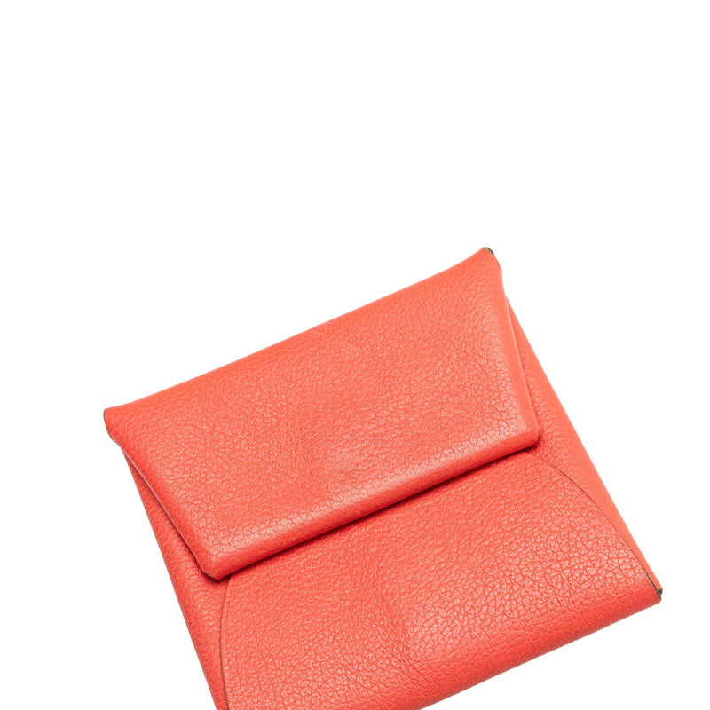 エルメス バスティア ベルソ コインケース 小銭入れ ピンク系 シェーブル レディース HERMES 【中古】