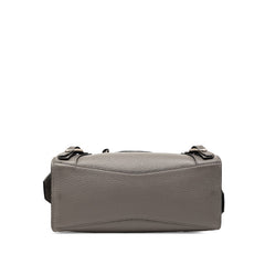 バレンシアガ ネオクラシック シティ ミニ ハンドバッグ ショルダーバッグ 2WAY グレー レザー レディース BALENCIAGA 【中古】