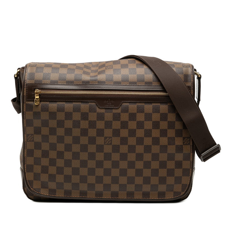 ルイ ヴィトン ダミエ スペンサー 斜め掛け ショルダーバッグ N58021 ブラウン PVC レザー メンズ LOUIS VUITTON 【中古】