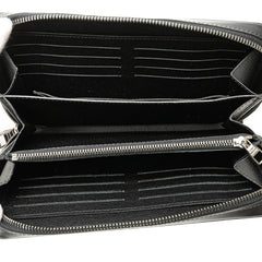ルイ ヴィトン モノグラム エクリプス ジッピー XL ラウンドファスナー 長財布 M61698 ブラック PVC レザー レディース LOUIS VUITTON 【中古】