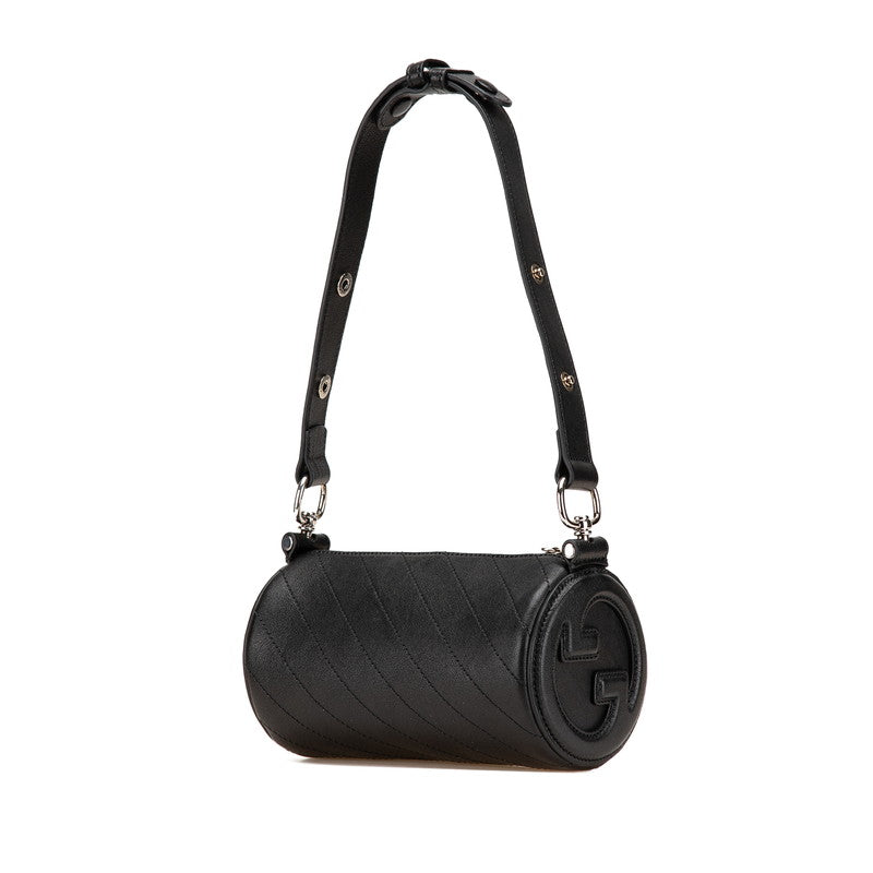 グッチ ブロンディ ショルダーバッグ 760170 ブラック レザー レディース GUCCI 【中古】