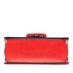 ロエベ バルセロナ ショルダーバッグ レッド レザー レディース LOEWE 【中古】