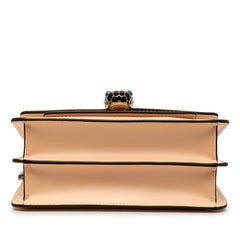 ブルガリ セルペンティ フォーエバー 斜め掛け チェーン ショルダーバッグ ベージュ レザー レディース BVLGARI 【中古】