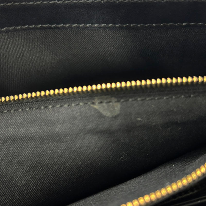 フェンディ チェーンウォレット ショルダーバッグ 8BS004 ブラック カーフレザー レディース FENDI 【中古】