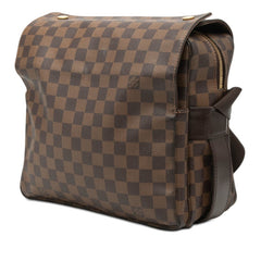 ルイ ヴィトン ダミエ ナヴィグリオ ショルダーバッグ N45255 ブラウン PVC レディース LOUIS VUITTON 【中古】