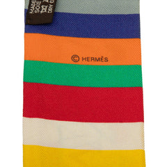 エルメス ツイリー LES BAIGNEUSES 水遊びをする人 スカーフ マルチカラー シルク レディース HERMES 【中古】