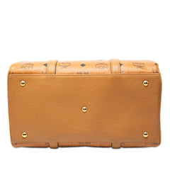 エム シー エム ヴィセトス ハンドバッグ ショルダーバッグ 2WAY ブラウン PVC レザー レディース MCM 【中古】