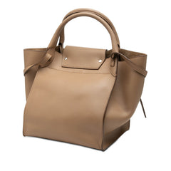 セリーヌ ビッグバッグ スモール ハンドバッグ ショルダーバッグ ベージュ系 レザー レディース CELINE 【中古】