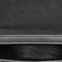 ロエベ アナグラム ヒールバッグ 斜め掛け ショルダーバッグ ブラック レザー レディース LOEWE 【中古】