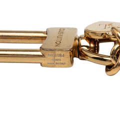 ルイ ヴィトン モノグラム LV チェリシュド キーホルダー チャーム M01184 ゴールド ブラウン PVC メッキ レザー レディース LOUIS VUITTON 【中古】