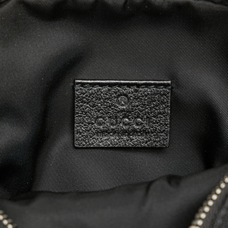 グッチ オフザグリッド ショルダーバッグ 643882 ブラック ナイロン レザー レディース GUCCI 【中古】