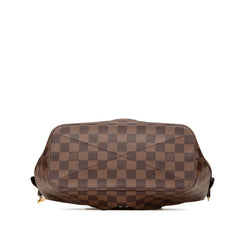 ルイ ヴィトン ダミエ シエナ PM ハンドバッグ ショルダーバッグ 2WAY N41545 ブラウン PVC レザー レディース LOUIS VUITTON 【中古】