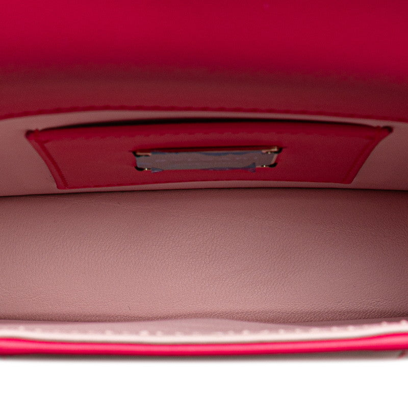ブルガリ セルペンティ フォーエバー チェーン ショルダーバッグ ピンク レザー レディース BVLGARI 【中古】