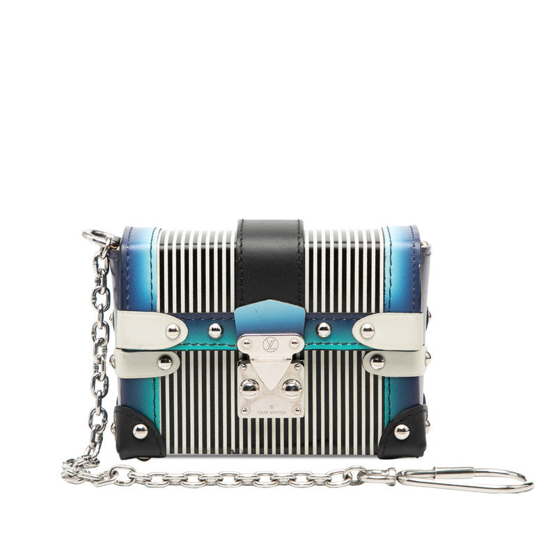 ルイ ヴィトン トランク ポーチ チャーム M58876 マルチカラー カーフレザー レディース LOUIS VUITTON 【中古】