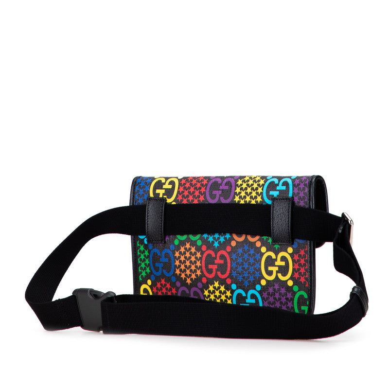 グッチ GGサイケデリック ボディバッグ ウエストバッグ 598113 マルチカラー レザー レディース GUCCI 【中古】