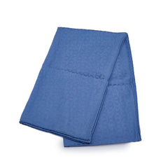 エルメス H柄 ストール ライトブルー カシミヤ ウール シルク レディース HERMES 【中古】