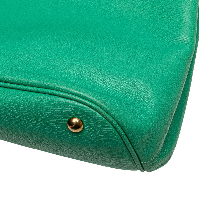 グッチ ホースビット ハンドバッグ ショルダーバッグ 2WAY 319795 グリーン レザー レディース GUCCI 【中古】
