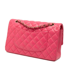 シャネル マトラッセ ココマーク チェーン ショルダーバッグ ピンク キャビアスキン レディース CHANEL 【中古】