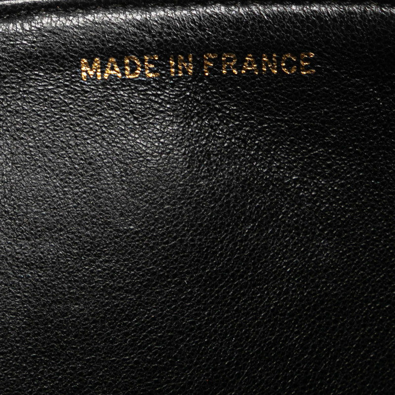 シャネル マドモアゼル ココマーク チェーンショルダーバッグ ブラック キャビアスキン レディース CHANEL 【中古】