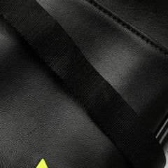 フェンディ アイシーユー 斜め掛け ショルダーバッグ 7VA456 ブラック ネオンイエロー カーフレザー メンズ FENDI 【中古】