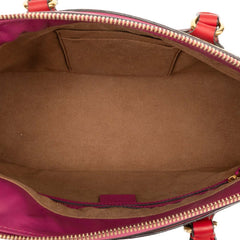 グッチ GGスプリーム ハンドバッグ ショルダーバッグ 2WAY 409534 ベージュ ピンク レッド PVC レザー レディース GUCCI 【中古】