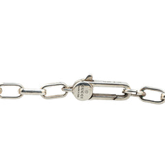 グッチ インターロッキングG ネックレス シルバー SV925 シルバー レディース GUCCI 【中古】