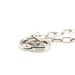 グッチ インターロッキングG ネックレス シルバー SV925 シルバー レディース GUCCI 【中古】