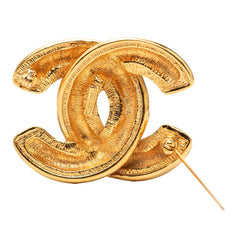 シャネル ココマーク マトラッセ ブローチ ゴールド メッキ レディース CHANEL 【中古】