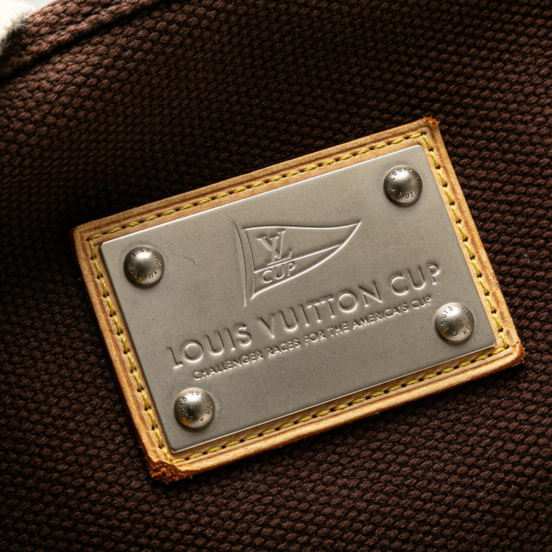 ルイ ヴィトン アンティグア カバ GM ルイヴィトンカップ トートバッグ M80662 ブラウン ホワイト キャンバス レディース LOUIS VUITTON 【中古】