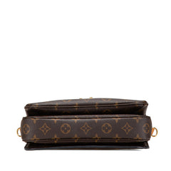ルイ ヴィトン モノグラム ポシェット メティスMM ハンドバッグ ショルダーバッグ 2WAY M43984 ブラウン マルチカラー PVC レザー レディース LOUIS VUITTON 【中古】