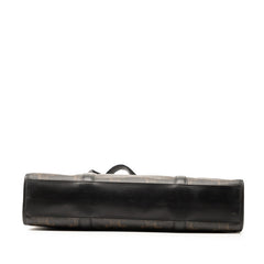 セリーヌ トリオンフ トートバッグ ショルダーバッグ ブラック ブラウン PVC レザー レディース CELINE 【中古】