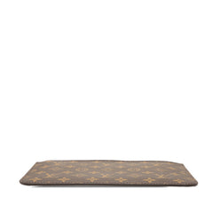 ルイ ヴィトン モノグラム ネヴァーフルMM 付属 ポーチ ブラウン レッド PVC レディース LOUIS VUITTON 【中古】