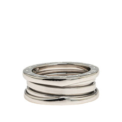 ブルガリ ビーゼロワン リング 指輪 #55 K18WG ホワイトゴールド レディース BVLGARI 【中古】