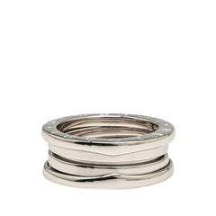 ブルガリ ビーゼロワン リング 指輪 #55 K18WG ホワイトゴールド レディース BVLGARI 【中古】
