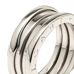 ブルガリ ビーゼロワン リング 指輪 #55 K18WG ホワイトゴールド レディース BVLGARI 【中古】