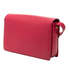 サンローラン クラシック ルル 斜め掛け ショルダーバッグ 318025 レッド レザー レディース SAINT LAURENT 【中古】