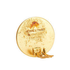 エルメス セリエ イヤリング ゴールド メッキ レディース HERMES 【中古】