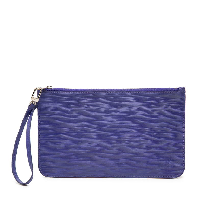 ルイ ヴィトン エピ ネヴァーフル 付属 ポーチ フィグ パープル レザー レディース LOUIS VUITTON 【中古】