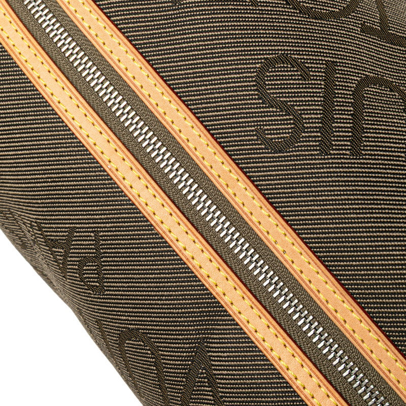 ルイ ヴィトン ダミエ ジェアン トゥルース アルバトロス ポーチ M93089 テール カーキ キャンバス レザー レディース LOUIS VUITTON 【中古】